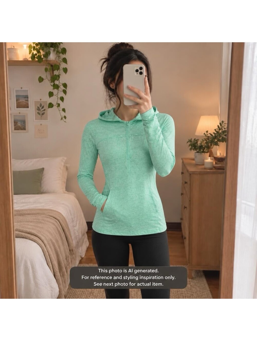 Lululemon Mint Green Lightweight Hoodie Pullover